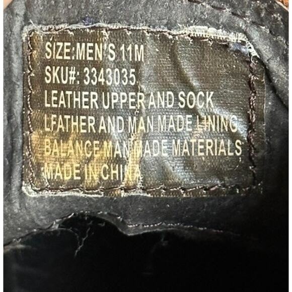 GBX Men's Brown Leather Lace-Up Ankle Chukka Boots Size 11 - Picture 11 of 11